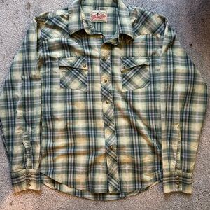 1970’s Wrangler western button down size Large